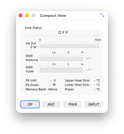 MacExpertControl Compact Dashboard UI